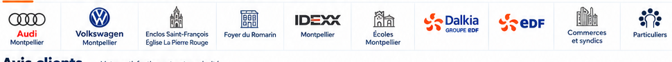 Références clients M Chauffage à Montpellier